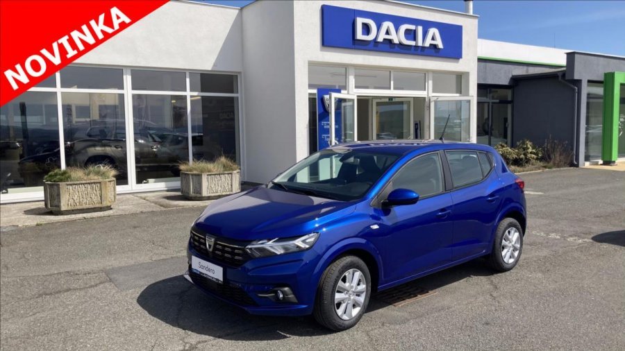 Dacia Sandero, Comfort TCe 90 SKLADEM, barva modrá