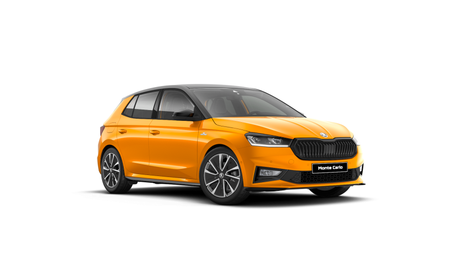 Škoda Fabia, 1,0 TSI 81 kW 6-stup. mech., barva oranžová