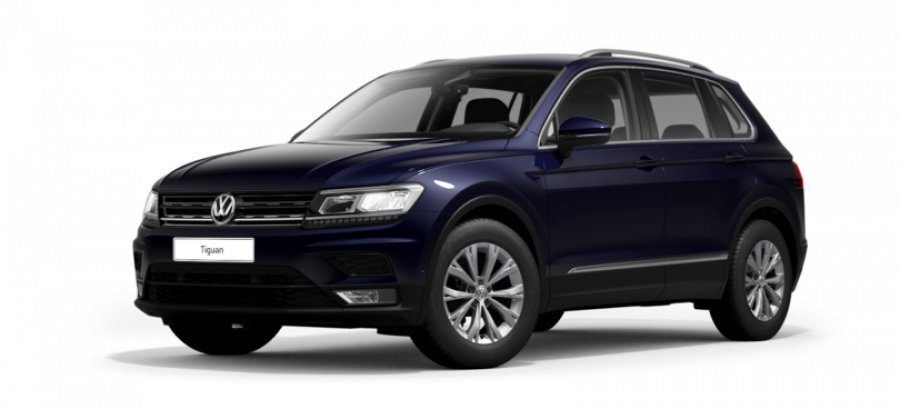 Volkswagen Tiguan, Maraton Edition 1,5 TSI ACT 7DSG, barva modrá