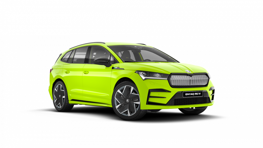 Škoda Enyaq iV, 82 kWh 220 kW 1° převodovka 4x4, barva zelená