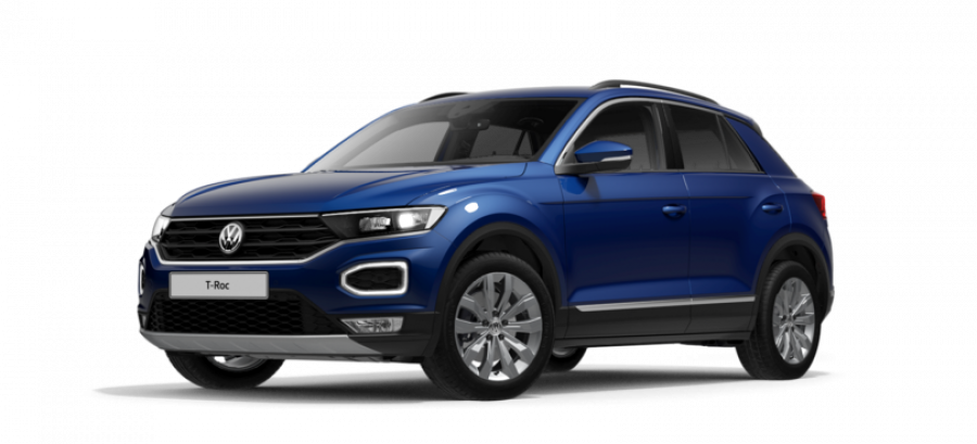 Volkswagen T-Roc, Sport 1,5 TSI ACT 6G, barva modrá