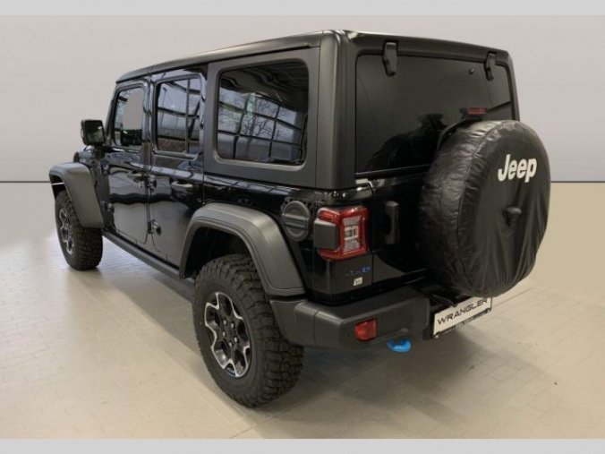 Jeep Wrangler, 2.0T 4xe PHEV 380k 8AT Rubicon, barva černá