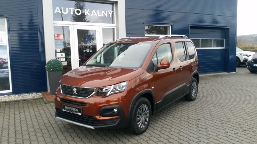 Peugeot Rifter, Allure 1,5 BlueHDi 100k MAN 5, barva oranžová