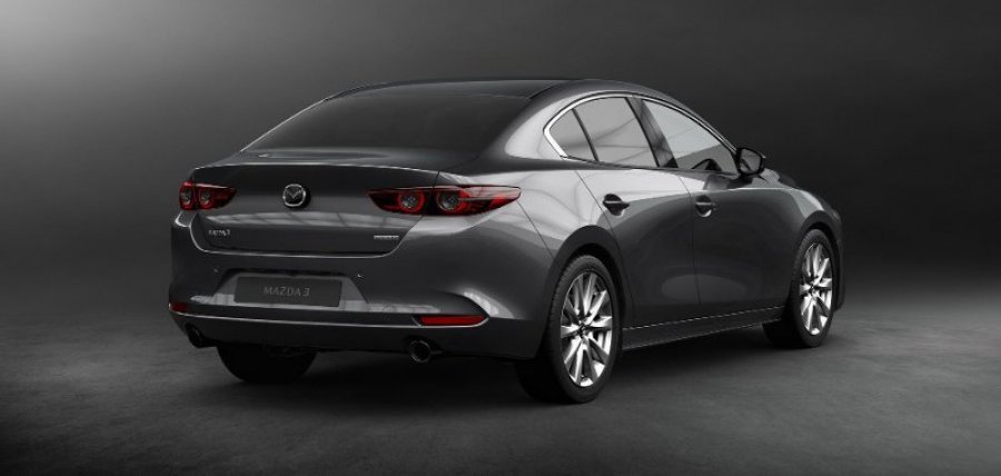 Mazda 3, 2,0 122k - k odběru od srpna 2019, barva šedá