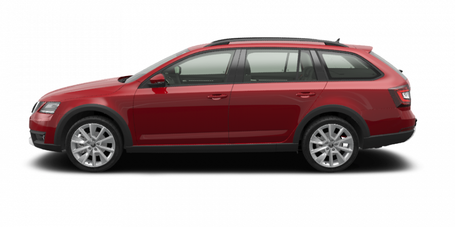 Škoda Octavia, 2,0 TDI 135 kW 7-stup. automat. 4x4, barva červená