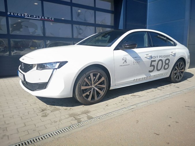 Peugeot 508, GT Line 2.0 BlueHDI 180 EAT8, barva bílá