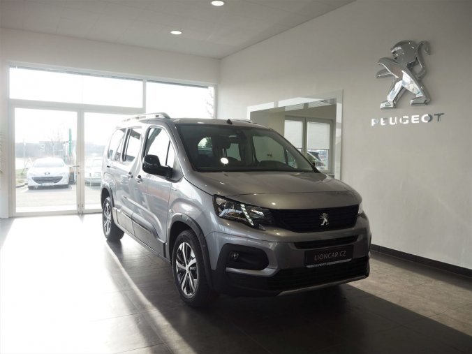 Peugeot Rifter, GT LINE 1.5 BlueHDi 130k EAT8, barva šedá