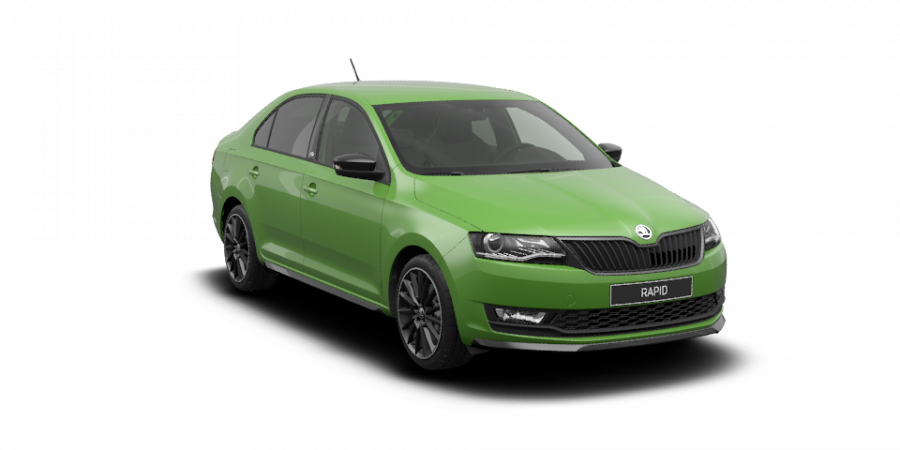 Škoda Rapid, 1,0 TSI 81 kW 6-stup. mech., barva zelená