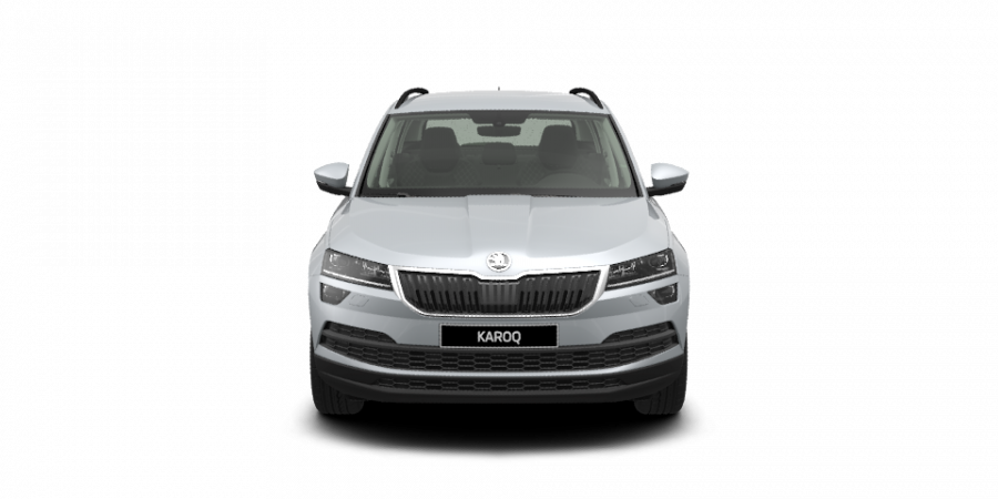 Škoda Karoq, 1,5 TSI 110 kW 6-stup. mech., barva stříbrná