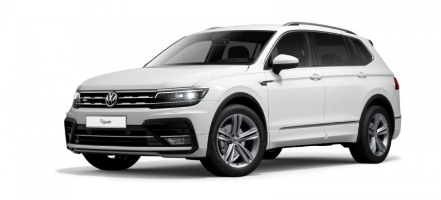 Volkswagen Tiguan Allspace, HL R-Line 2,0 TDI 7DSG 4M, barva bílá