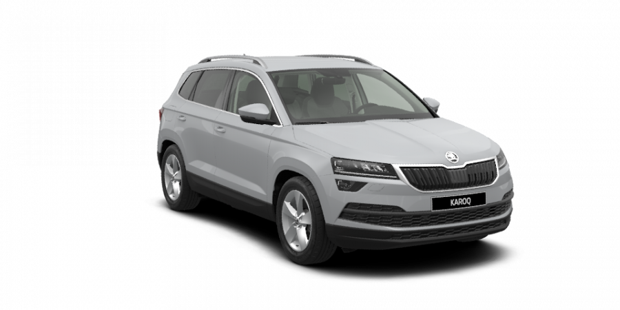 Škoda Karoq, 1,5 TSI 110 kW 6-stup. mech., barva šedá