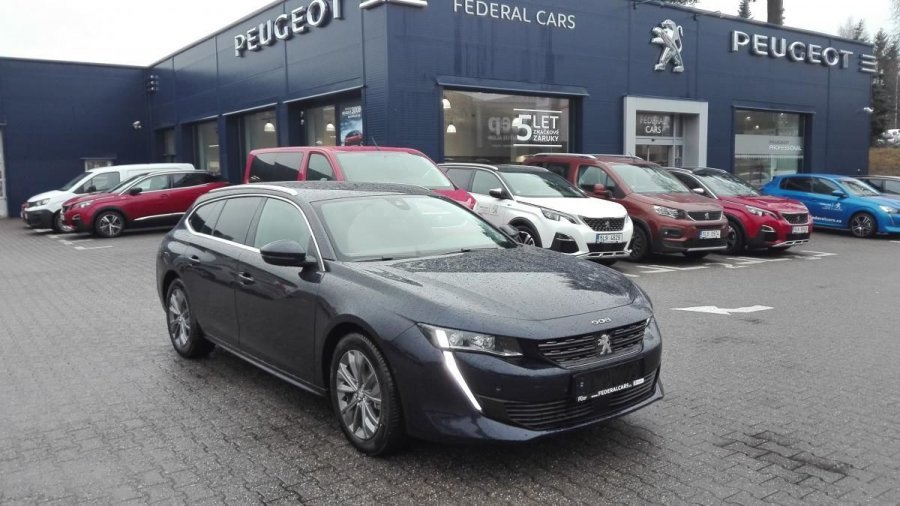 Peugeot 508, SW ALLURE BlueHDi 180 S&S EAT8, barva modrá