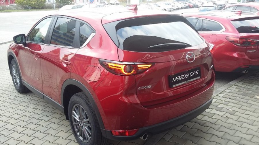 Mazda CX-5, 2,0 Skyactiv-G165, barva červená