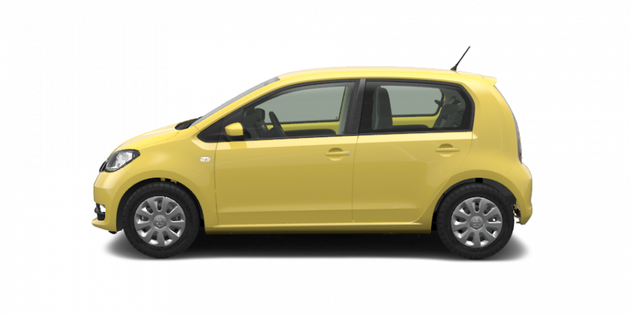 Škoda Citigo, 1,0 MPI 55 kW 5-stup. ASG, barva žlutá