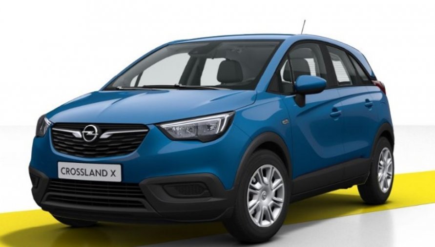 Opel Crossland X, SMILE 1,2 61kW, barva modrá