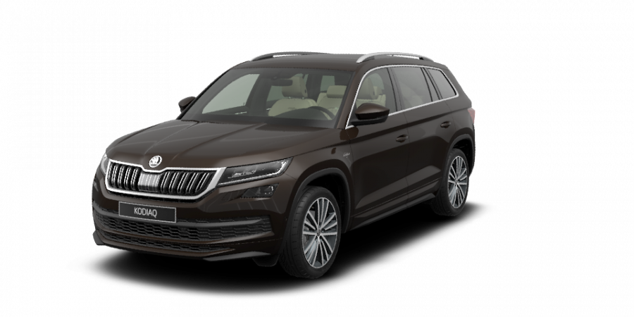 Škoda Kodiaq, 2,0 TDI 140 kW 7-stup. automat. 4x4, barva hnědá