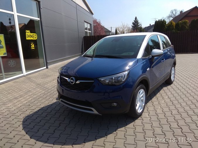 Opel Crossland X, INNOVATION 1.2 TURBO 81KW, barva modrá