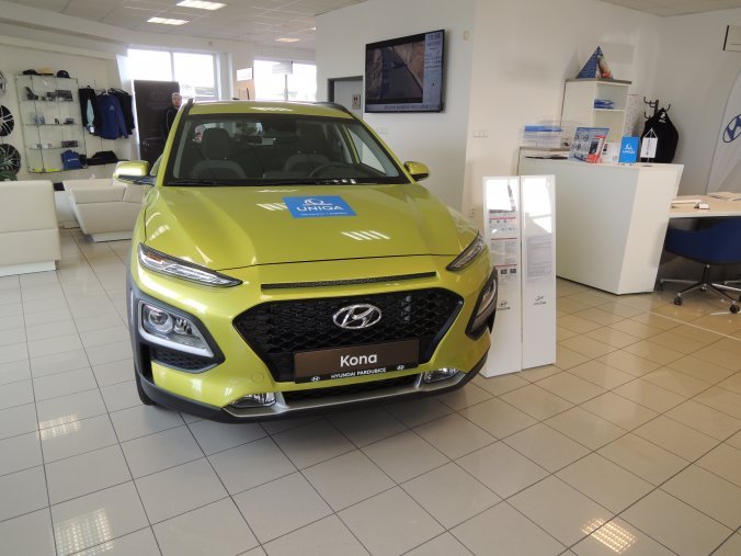 Hyundai Kona, 1,0 T-GDI 88 kW (95 NAT) 6 st. man, barva žlutá