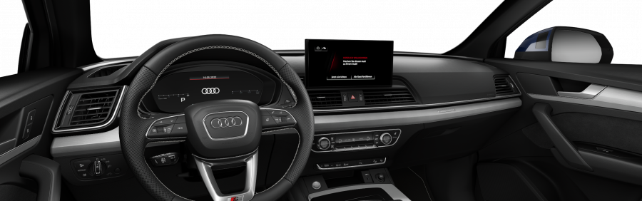 Audi Q5 Sportsback, Q5 SB S line 40 TDI 150kW quattro, barva modrá