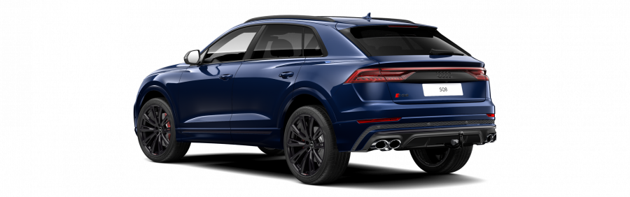 Audi Q8, SQ8 TFSI 373 kW quattro, barva modrá