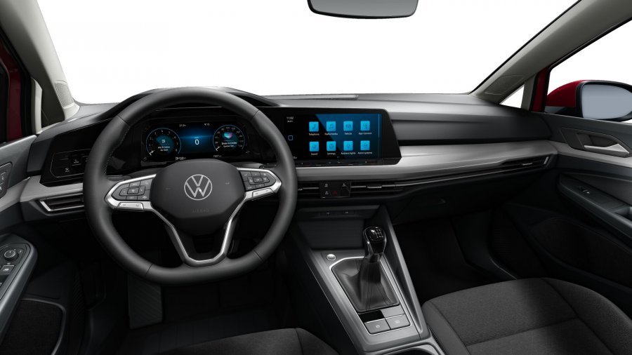 Volkswagen Golf, Golf Life 1,0 TSI 6G, barva červená