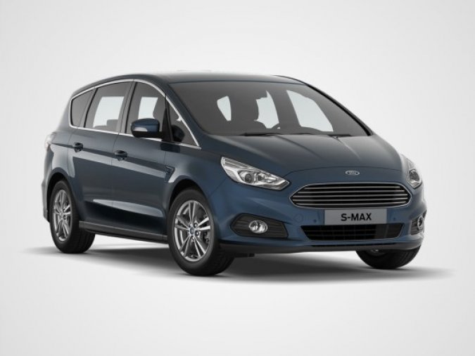 Ford S-MAX, 2.0 EcoBlue, barva modrá