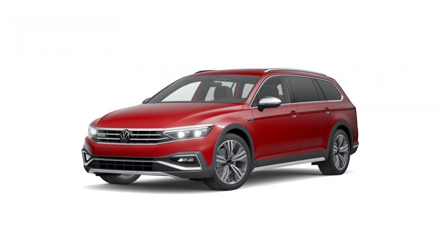 Volkswagen Passat Variant, Passat Alltrack 2,0 TDI 4MOT 7DSG, barva červená