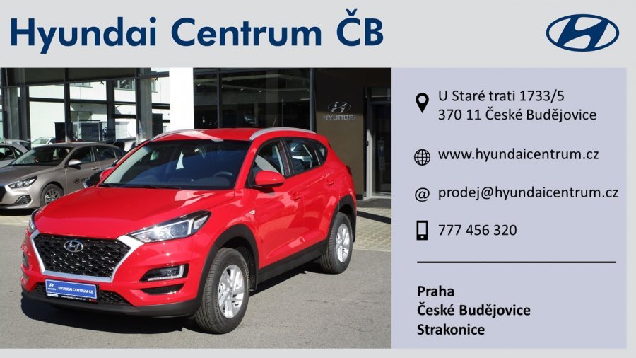 Hyundai Tucson, 1,6 GDi 97 kW (95 NAT) 6 st. man, barva červená