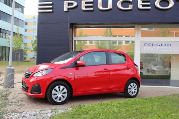 Peugeot 108, 5dv. ACTIVE 1.0 VTi 72 MAN5, barva červená