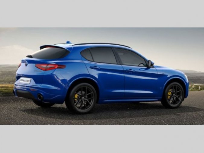 Alfa Romeo Stelvio, 2.0 Turbo 280k Q4 VELOCE, barva modrá