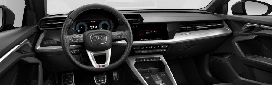 Audi A3, A3 Spb S line 35 TFSI CoD 110kW, barva šedá