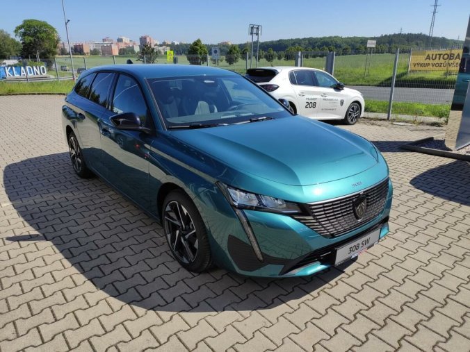 Peugeot 308, Peugeot 308 SW ALLURE 1.2 130k AUT8 NAVI, barva modrá