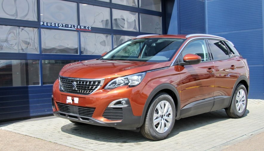 Peugeot 3008, Active 1.5 BlueHDI 130, barva oranžová