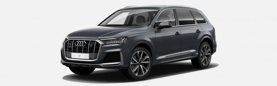 Audi Q7, Q7 S line 50 TDI quattro, barva šedá