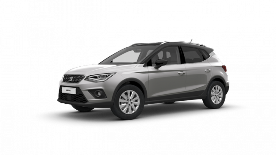 Seat Arona, Xcellence 1.0 TSI 95k, barva stříbrná