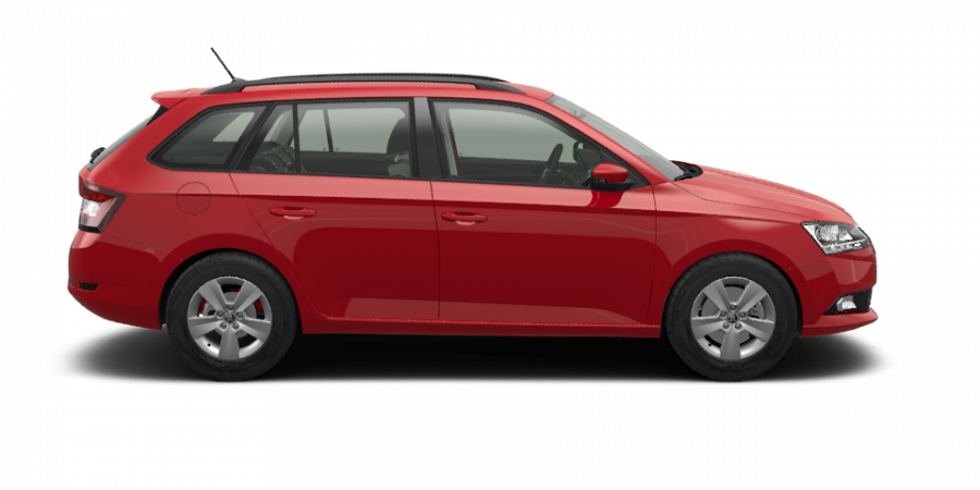 Škoda Fabia, 1,0 TSI 81 kW 6-stup. mech., barva červená