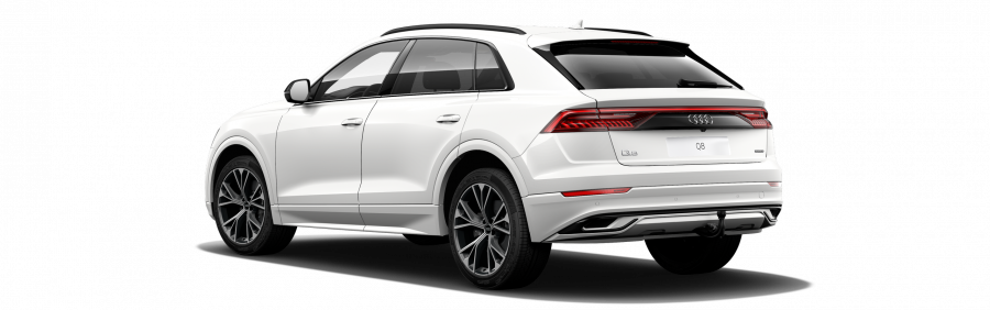 Audi Q8, Q8 45 TDI quattro, barva bílá