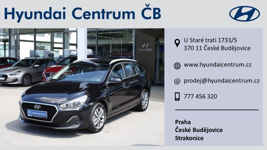 Hyundai i30, 1,0 T-GDI 88 kW (95 NAT) 6 st. man, barva černá