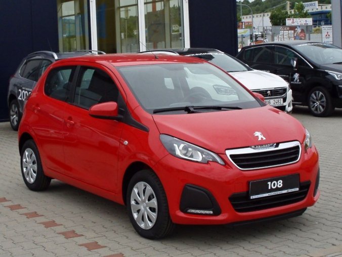 Peugeot 108, 5dv. ACTIVE 1,0VTi 72k MAN5, barva červená