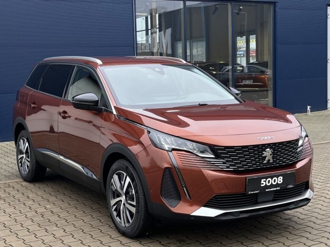 Peugeot 5008, ALLURE PACK 1,2 130k + VÝHŘEV SKLAD, barva oranžová