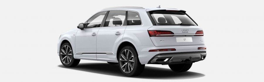 Audi Q7, Q7 S line 50 TDI quattro, barva bílá