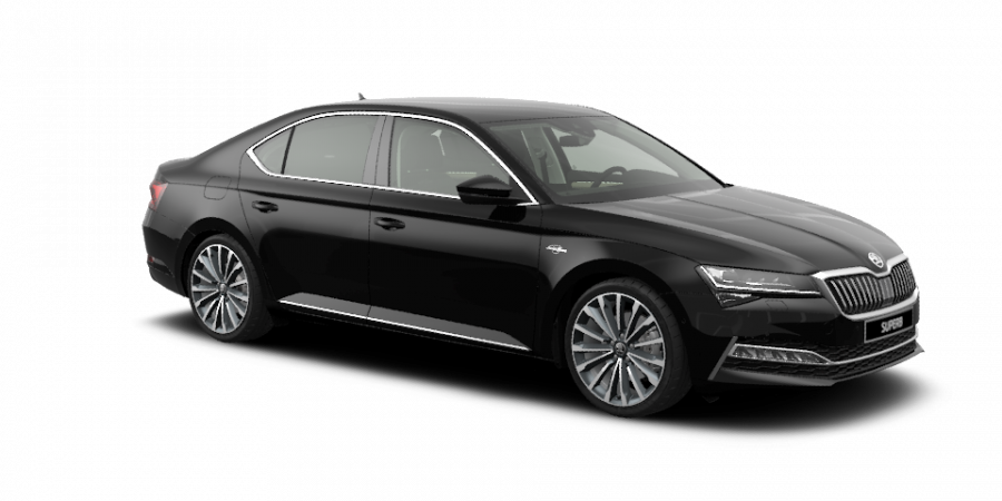 Škoda Superb, 2,0 TDI 140 kW 7-speed automat. 4x4, barva černá