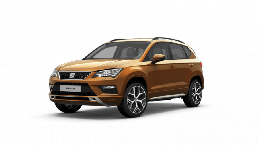 Seat Ateca, FR 2,0 TDI 150k 4WD DSG, barva oranžová