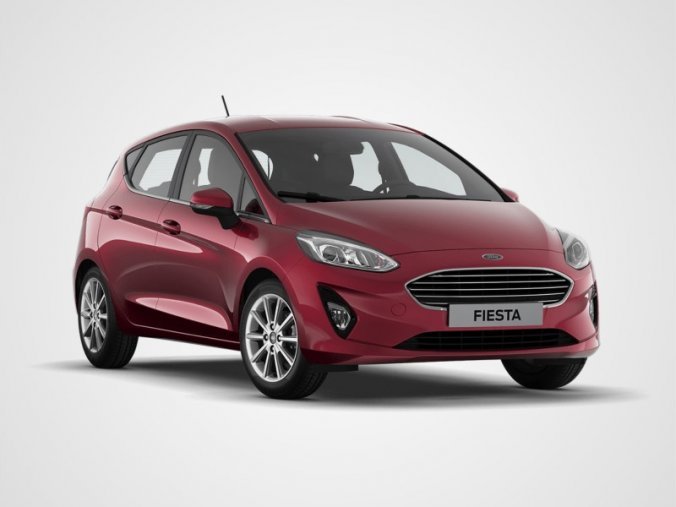 Ford Fiesta, 1.0 EcoBoost, barva červená