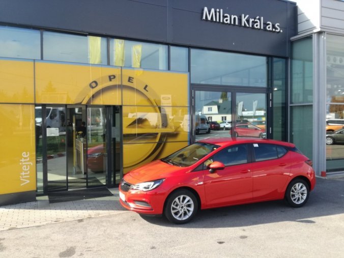 Opel Astra, SMILE 1.4 Turbo 92 kW, barva červená