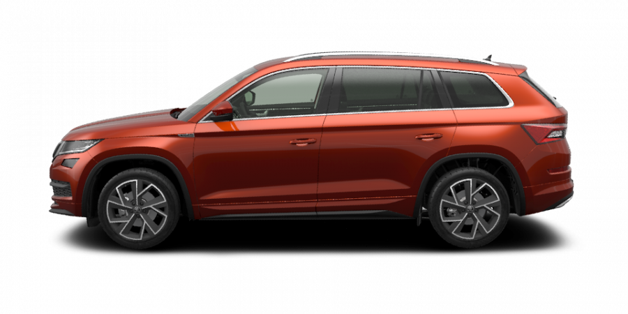 Škoda Kodiaq, 2,0 TDI 110 kW 6-stup. mech. 4x4, barva oranžová