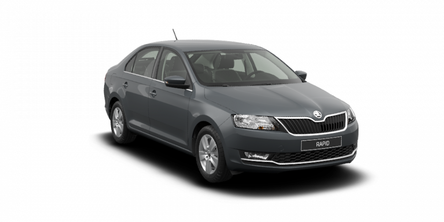 Škoda Rapid, 1,0 TSI 70 kW 5-stup. mech., barva šedá