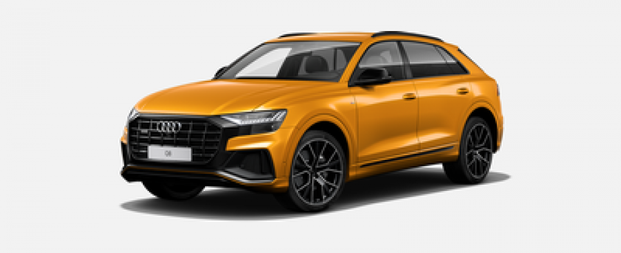 Audi Q8, 50 TDI 210 kW quattro, barva oranžová