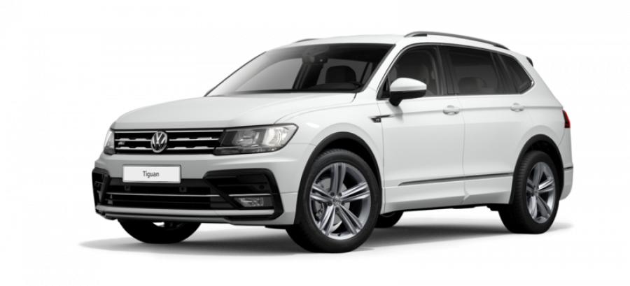 Volkswagen Tiguan Allspace, CL R-Line 1,5 TSI ACT 7DSG, barva bílá