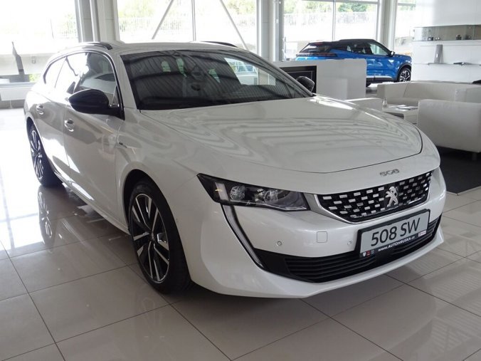 Peugeot 508, SW GT PACK HYBRID 225k e-EAT8, barva bílá